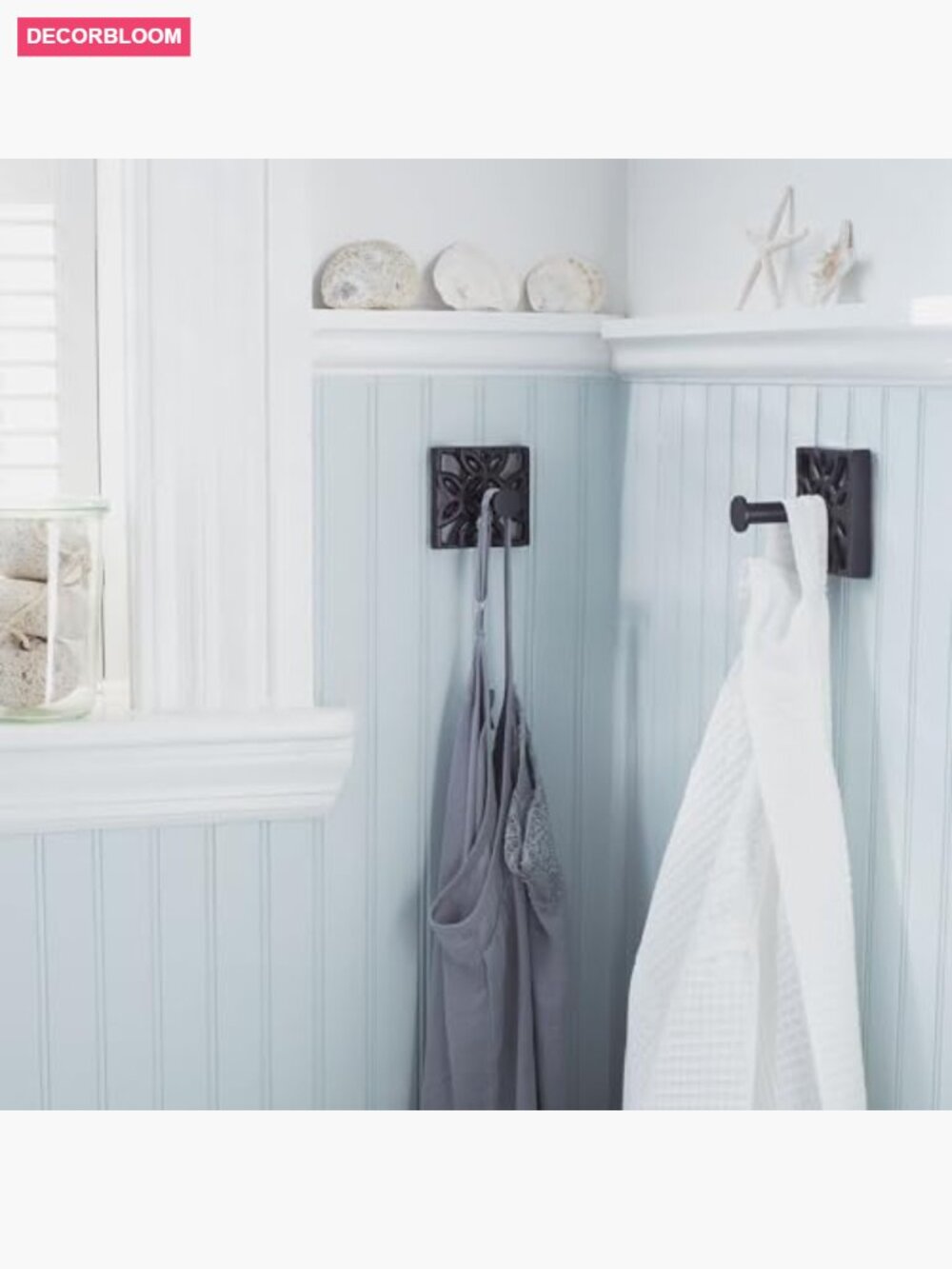 Wall Mounted Towel Hook - Rustproof Metal Coat Hook for Bathroom, 2 Pack - Picture 5 of 7